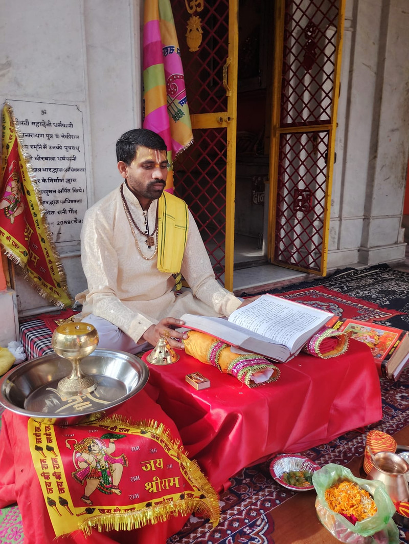 Astro Dhananjay Vedic puja ceremony