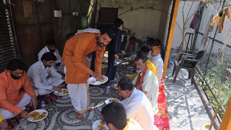 Sacred havan with kalash